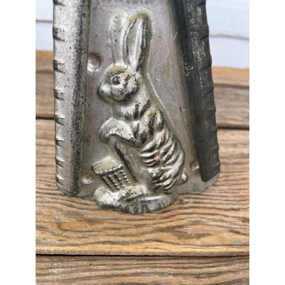 Vintage Eppelsheimer Standing Rabbit with basket Chocolate Candy Mold